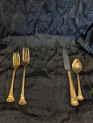 Flatware- Gold Aztec