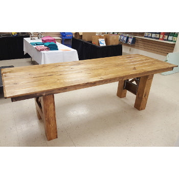 Farm Table, 36 x 8'