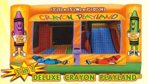 Crayola 3-in-1 Inflatable Bounce House