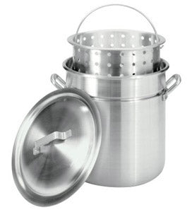 Steamer Pot with Basket, 40 Quarts